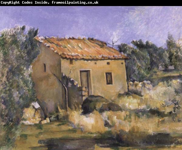 Paul Cezanne Abandoned House near Aix-en-Provence